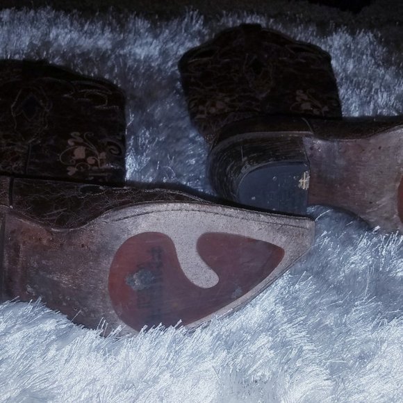 Corral Vintage Leather Snip Toe Western Boots - Picture 5 of 6